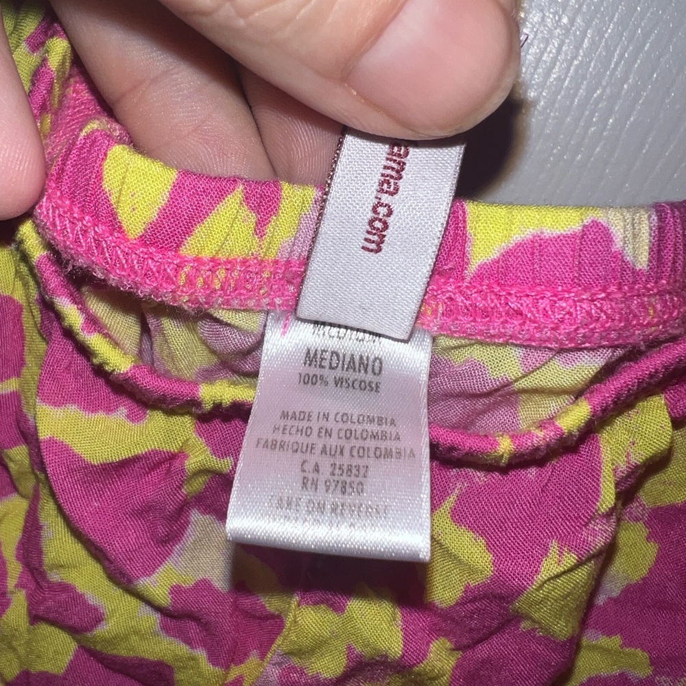 Luli Fama Vibrant Pink and Yellow Cheetah Cutout Romper - Picture 7 of 11